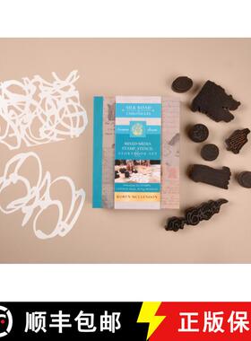 【3-4周达】Mixed-Media Stamp, Stencil, and Storybook Set European Scripts: 8 Premium Art Stamps, 2 St... [9780764368899]
