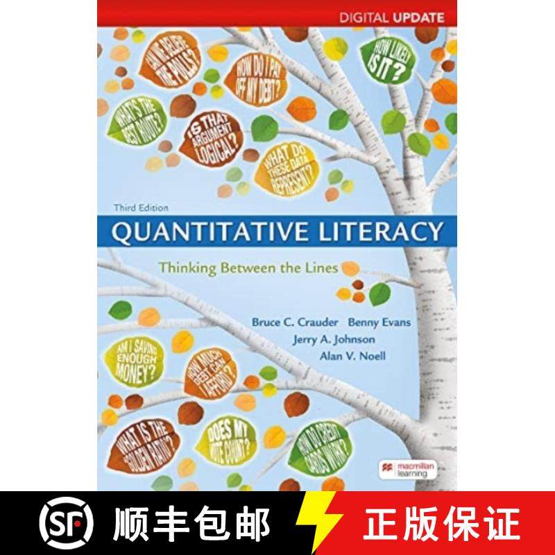 【3-4周达】Quantitative Literacy, Digital Update: Thinking Between the Lines [9781319244460]