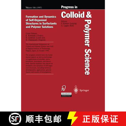 【3-4周达】Formation and Dynamics of Self-Organized Structures in Surfactants and Polymer Solutions (... [9783662157046]