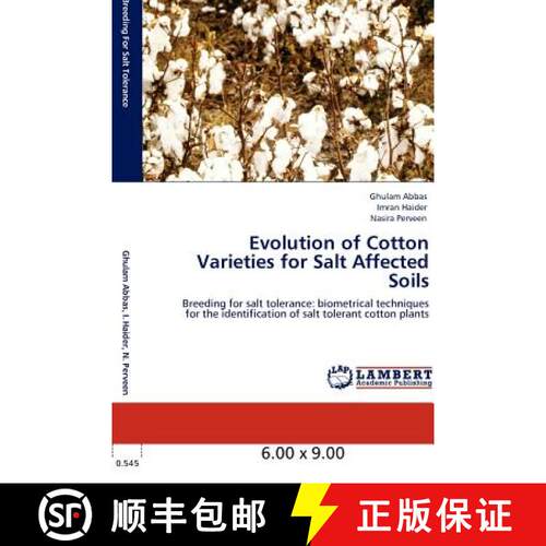 预订 Evolution of Cotton Varieties for Salt Affected Soils [9783848408535]