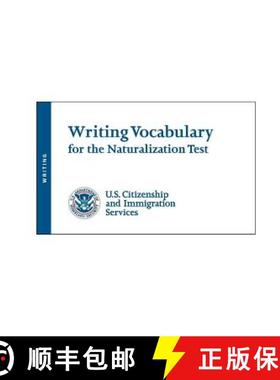 【3-4周达】Writing Vocabulary for the Naturalization Test [9781387131877]