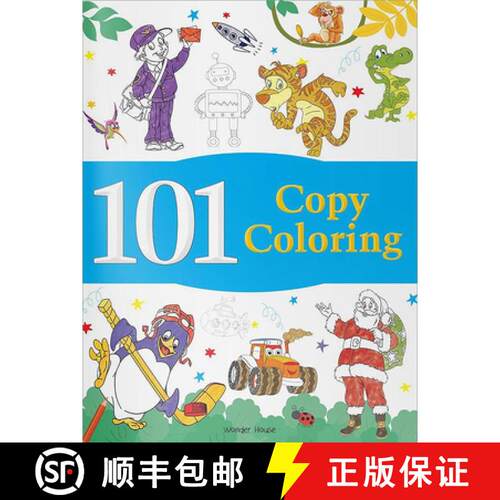 【3-4周达】101 Copy Coloring: Fun Activity Book for Children [9789389053135]