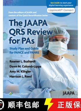 【3-4周达】The JAAPA QRS Review for PAs : Study Plan and Guide for PANCE and PANRE [9781975143817]