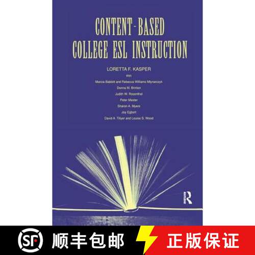 【3-4周达】精装 Content-Based College ESL Instruction [9781138155053]