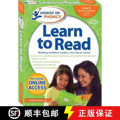 Hooked on Phonics Learn to Read - Level 5, Volume 5: Transitional Readers (First Grade Ages 6-7) [9781940384146]