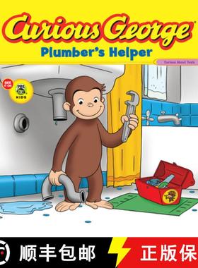 【3-4周达】Curious George Plumber's Helper (CGTV 8x8) [9780547235899]
