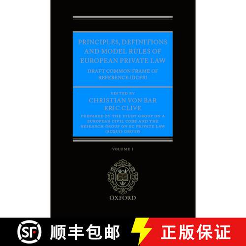 【3-4周达】精装 Principles, Definitions and Model Rules of European Private Law: Draft Common Frame o... [9780199573752]