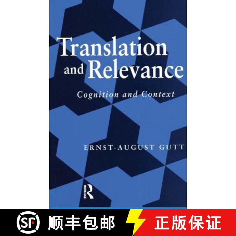 【3-4周达】Translation and Relevance: Cognition and Context [9781900650229]