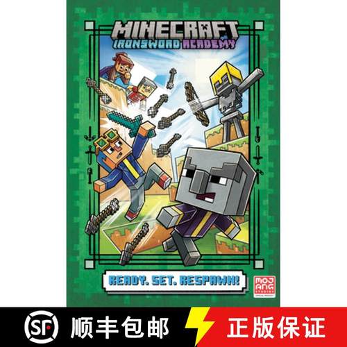 【3-4周达】精装 Ready. Set. Respawn! (Minecraft Ironsword Academy #1) [9780593807453]