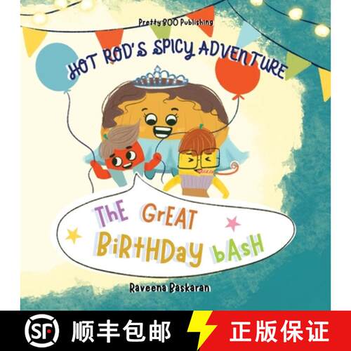 【3-4周达】Hot Rods Spicy Adventure - The Great Birthday Bash: A Funny Picture Book Series of Veggie ... [9789334065534]