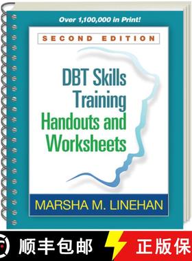 【3-4周达】DBT Skills Training Handouts and Worksheets, Second Edition, (Spiral-Bound Paperback) [9781572307810]