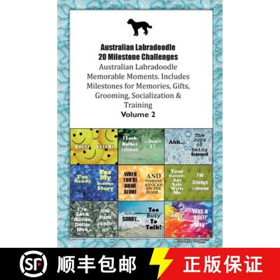 【3-4周达】Australian Labradoodle 20 Milestone Challenges Australian Labradoodle Memorable Moments. I... [9781395864057]