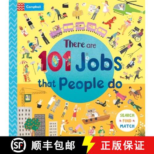 【3-4周达】There Are 101 Jobs That People Do in This Book : A Search and Find Book for Children [9781035055340]