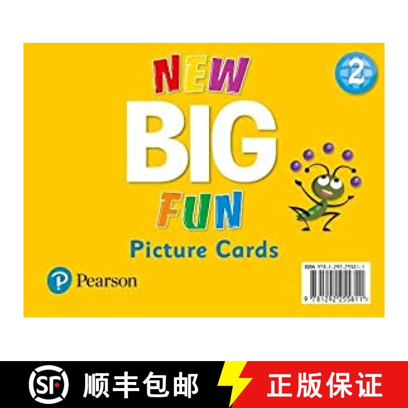 【2-3周达】New Big Fun - (AE) - 2nd Edition (2019) - Picture Cards - Level 2 [9781292255811]