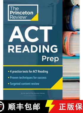 【3-4周达】Princeton Review ACT Reading Prep: 4 Practice Tests + Review + Strategy for the ACT Readin... [9780525570349]