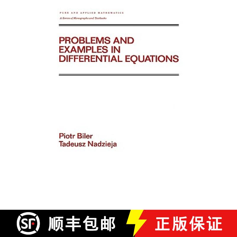 【3-4周达】Problems and Examples in Differential Equations [9780824786373]