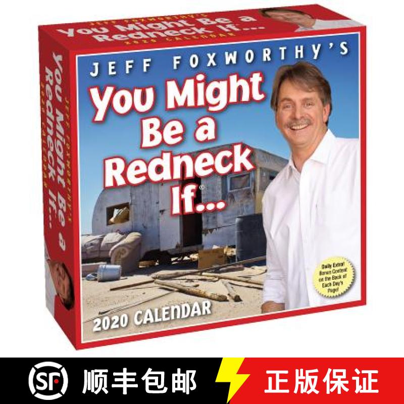 【3-4周达】Jeff Foxworthy's You Might Be a Redneck If... 2020 Day-To-Day Calendar [9781449498429]