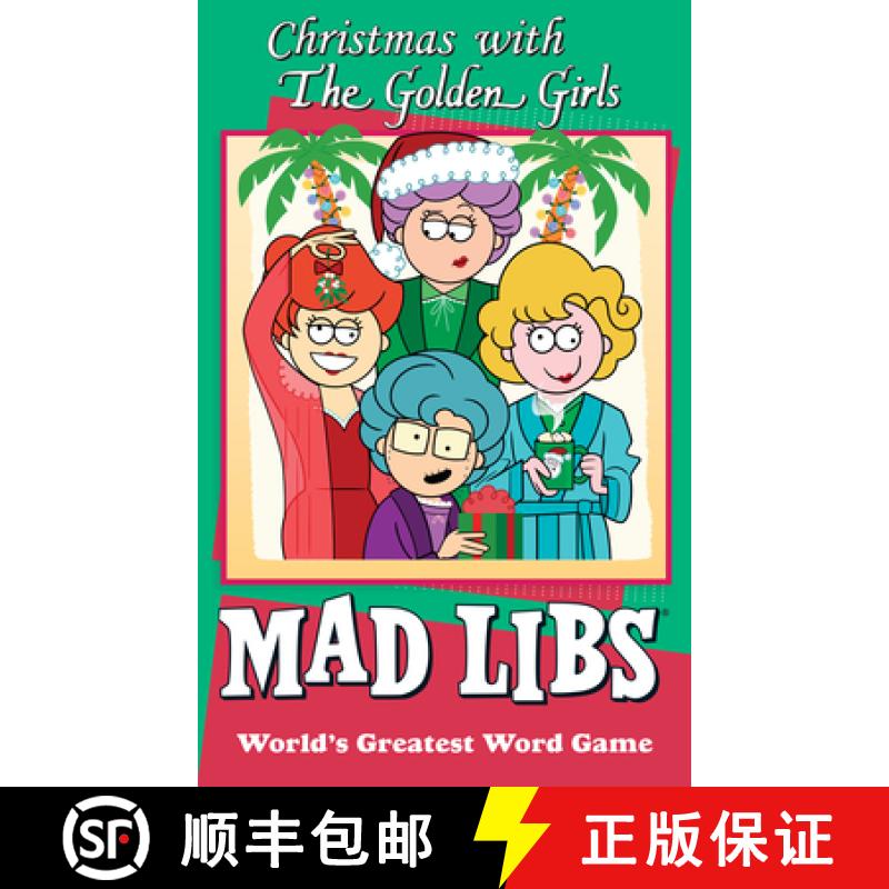 【3-4周达】Christmas with the Golden Girls Mad Libs: World's Greatest Word Game [9781524793371]