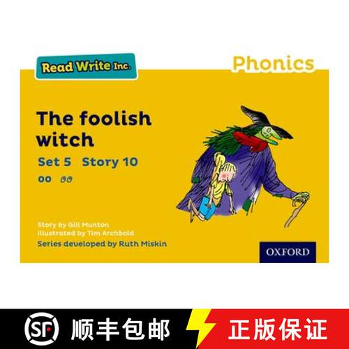 【3-4周达】Read Write Inc. Phonics: The Foolish Witch (Yellow Set 5 Storybook 10) [9780198372110]