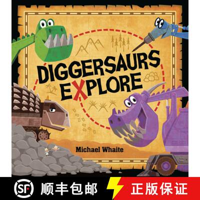 【3-4周达】Diggersaurs Explore [9781984896131]