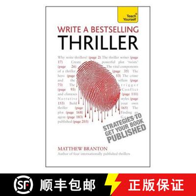 【3-4周达】Write a Bestselling Thriller: Strategies to write a book that thrills, enthralls and sells [9781444168686]