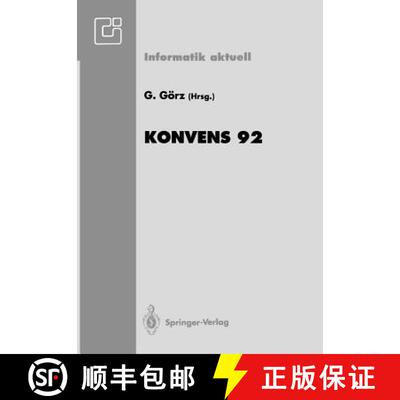 【3-4周达】Konvens 92: 1. Konferenz „Verarbeitung natürlicher Sprache“ Nürnberg, 7.–9. Oktober 1992 [9783540559597]