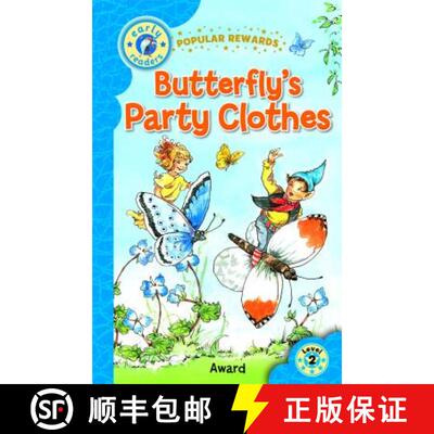 【3-4周达】Butterfly's Party Clothes: Popular Rewards - Early Readers, Level 2 [9781782702238]