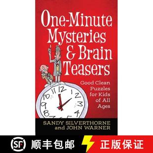 Teasers All One Good Brain Mysteries Ages Clean 9780736973960 for and Kids Minute 预订 Puzzles