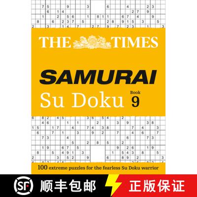 【3-4周达】The Times Samurai Su Doku: Book 9: 100 Exreme Puzzles for the Fearless Su Doku Warrior [9780008404192]