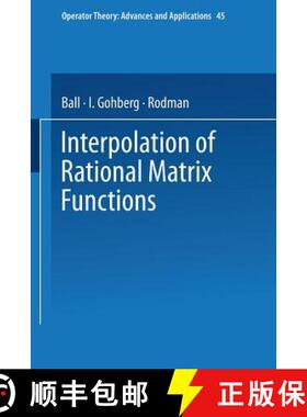 【3-4周达】Interpolation of Rational Matrix Functions [9783034877114]