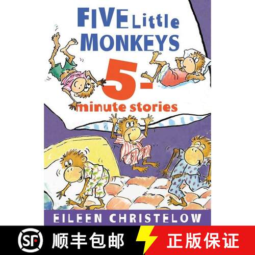 精装 Five Little Monkeys 5-Minute Stories [9781328453594]