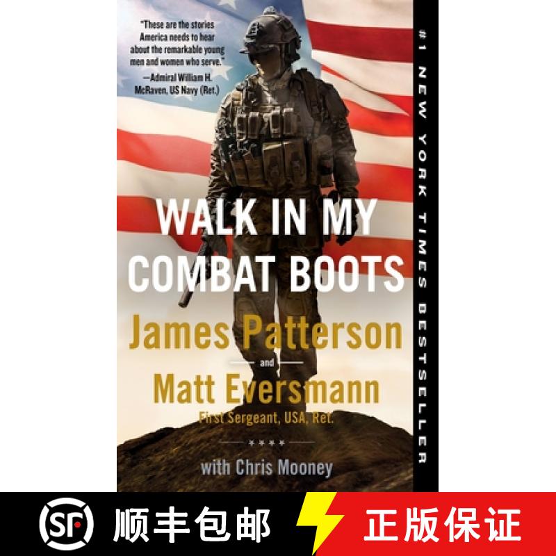 【3-4周达】Walk in My Combat Boots: True Stories from America's Bravest Warriors [9781538753149]