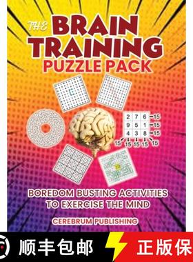 预订 The Brain Training Puzzle Book: Boredom Busting Activities to Exercise the Mind [9780578922201]