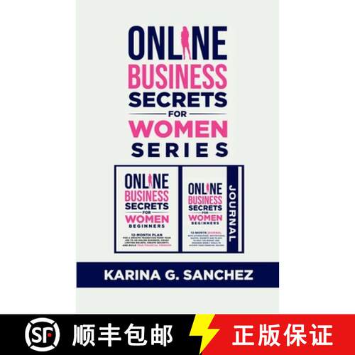 【3-4周达】Online Secrets For Women Beginners Book Series (2 Book Series): 12-Month Book + Journal To... [9781778158599]