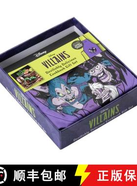 【3-4周达】Disney Villains: Devilishly Delicious Cookbook Gift Set [9781647226961]