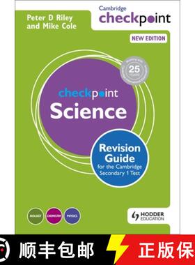Cambridge Checkpoint Science Revision Guide for the Cambridge Secondary 1 Test [9781444180732]