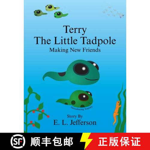 【3-4周达】Terry-The Little Tadpole-Making New Friends [9781300618430]