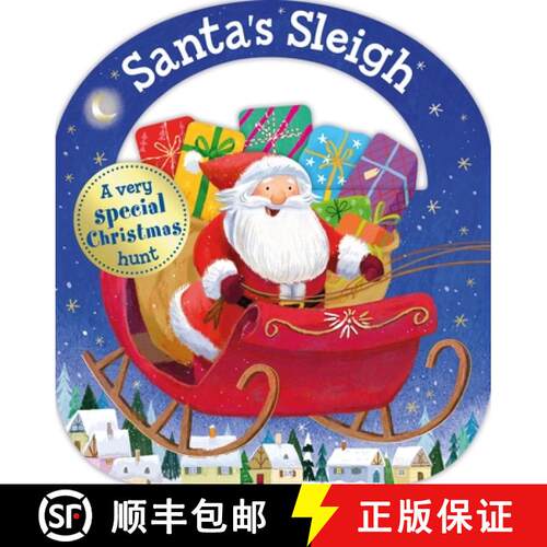 【3-4周达】Carry-Along Tab Book: Santa's Sleigh [9781684491674]