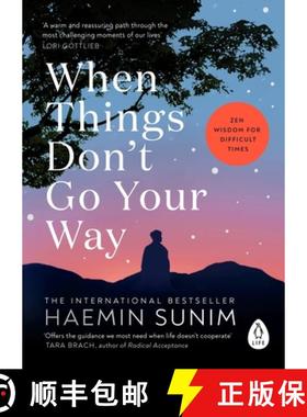 现货 当事情不顺心的时候 简装 When Things Don't Go Your Way: Buddhist Wisdom for Difficult Times [9780241989951]