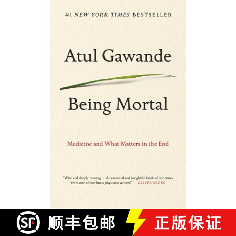 现货 最好的告别 美版 Being Mortal: Medicine and What Matters in the End [9781250076229]