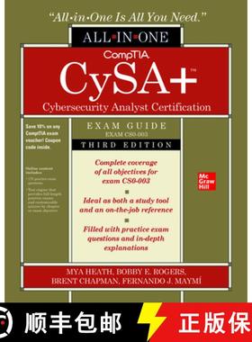【3-4周达】Comptia Cysa+ Cybersecurity Analyst Certification All-In-One Exam Guide, Third Edition (Ex... [9781265452438]