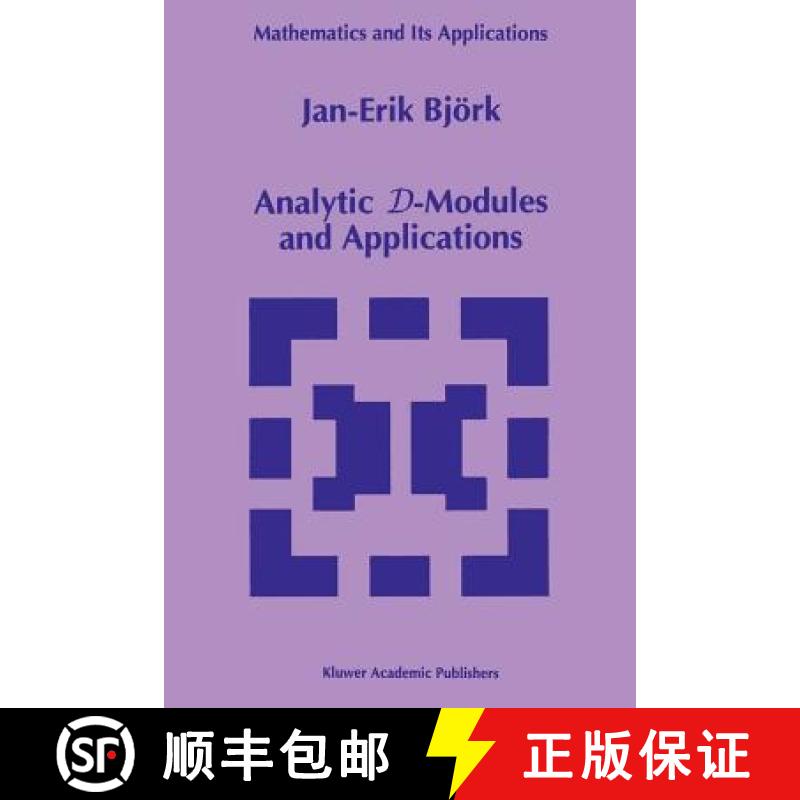 【3-4周达】Analytic D-Modules and Applications [9789048142385]