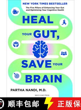 【3-4周达】Heal Your Gut, Save Your Brain: How Improving Gut Health Optimizes Brain Health and Preven... [9798887701790]