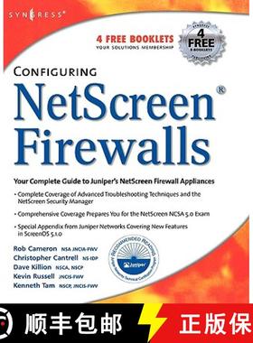 【3-4周达】Configuring Netscreen Firewalls [9781932266399]