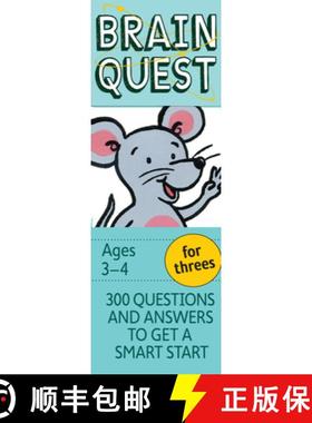 Brain Quest for Threes Q&A Cards: 300 Questions and Answers to Get a Smart Start. Teacher-Approved! [9780761166634]