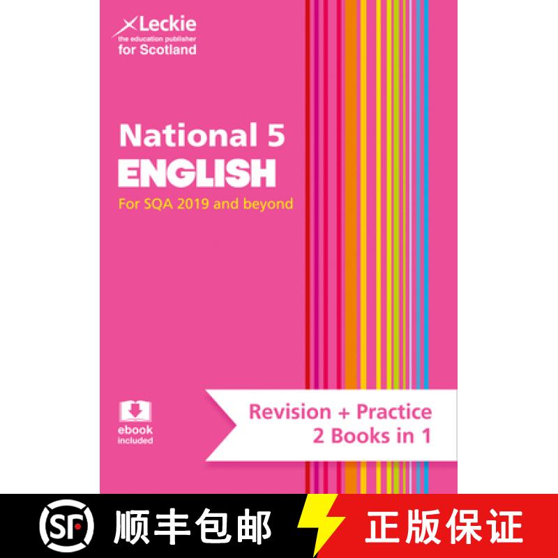 【3-4周达】Leckie National 5 English for Sqa 2019 and Beyond - Revision + Practice - 2 Books in 1: Re... [9780008435332]