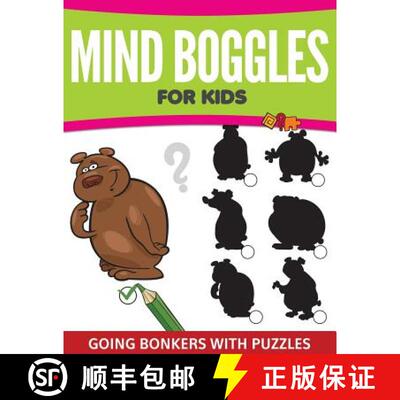 【3-4周达】Mind Boggles For Kids: Going Bonkers with Puzzles [9781681457994]
