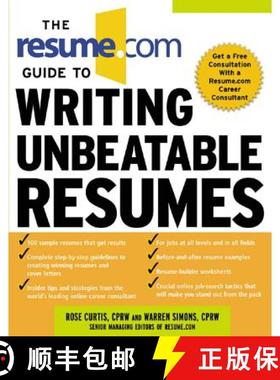 预订 The Resume.com Guide to Writing Unbeatable Resumes [9780071411059]