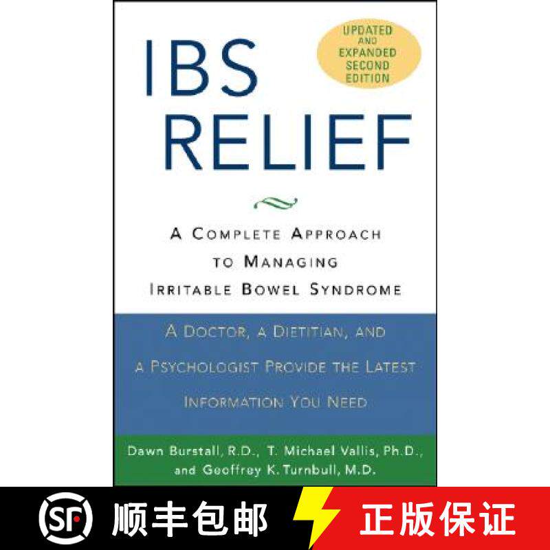 【3-4周达】Ibs Relief: A Complete Approach To Managing Irritable Bowel Syndrome, Updated And Expanded... [9780471775478]
