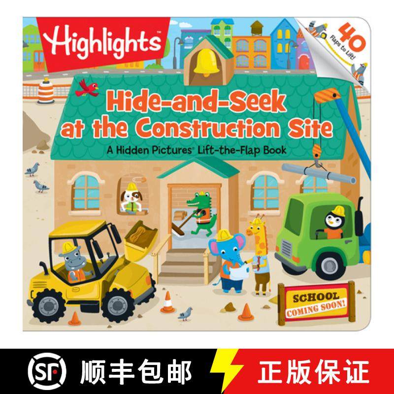 Hide-And-Seek at the Construction Site: A Hidden Pictures Lift-The-Flap Board Book, Interactive Seek-... [9781684376506]